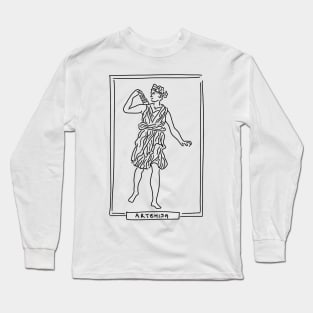 Artemisa Greek Goddess Long Sleeve T-Shirt